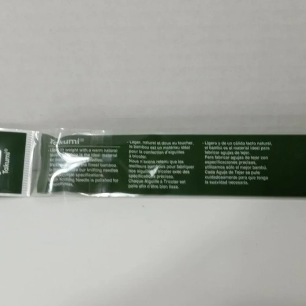 Clover Takumi Bamboo Knitting Needles US 0 13inch